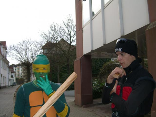 Skandal: Turtle raucht
